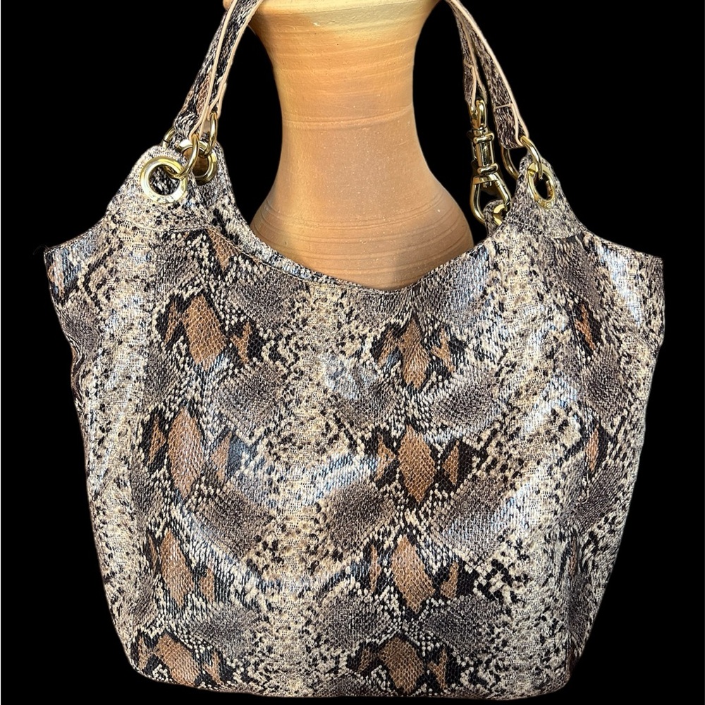 Steven By Steve Madden Vegan Python Snakeskin Lar… - image 1